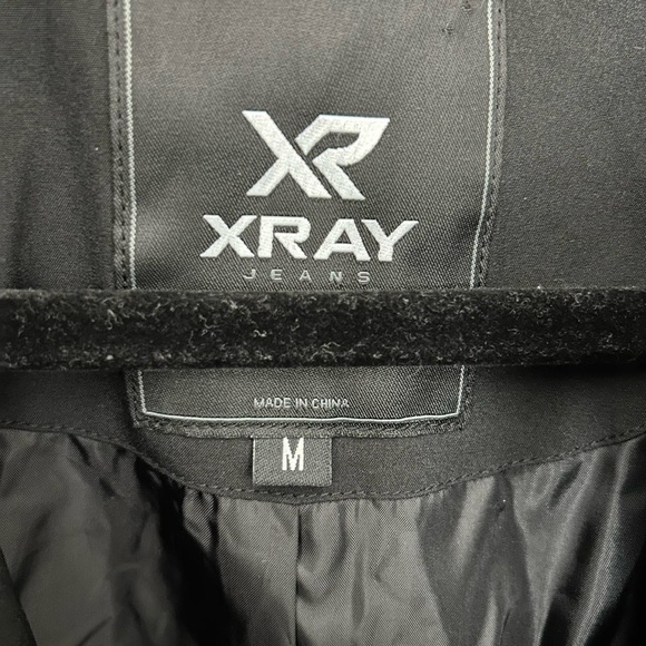 X-Ray Black biker Jacket - Picture 4 of 4